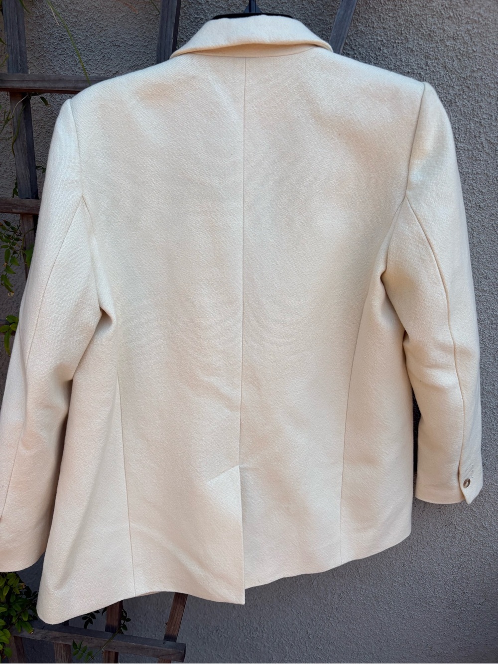 Sezane Michele Jacket Blazer Ecru Size 40 US 8 - Picture 12 of 12